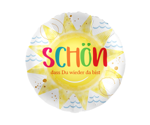 geschenkballon schoen 