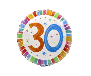 geschenkballon zahl 30 farbig 1 
