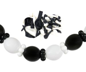 girlande self weiss schwarz 1 