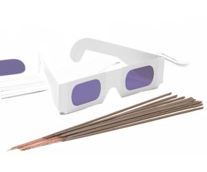 Herzbrillen-Set weiss