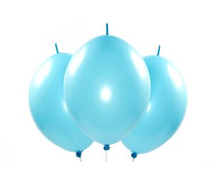 Kettenballons hellblau
