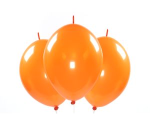Kettenballons orange