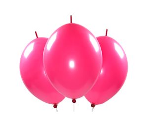 Kettenballons pink