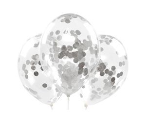 konfettiballons silber 1