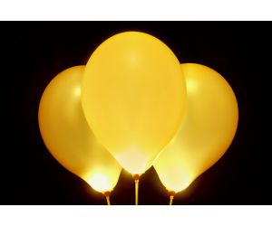 led ballons gold 1