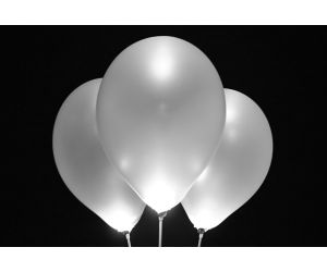 led ballons silber 1