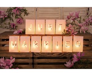 lichttueten just married 1