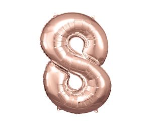 maxi zahl rosegold 8 