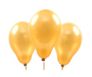 miniballons metallic gold 1 