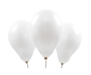 miniballons weiss 1
