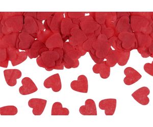 papierkonfetti herzrot 