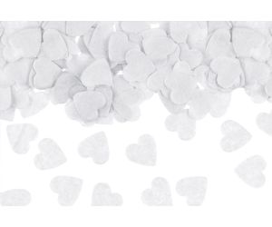 papierkonfetti herzweiss 