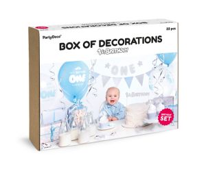 party box first birthday boy 