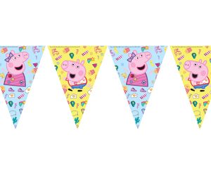 peppa pig wimpelkette 