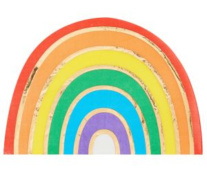 regenbogen gold servietten 