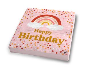 regenbogen servietten 