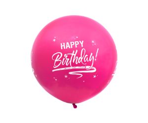 Riesenballon Geburtstag magenta