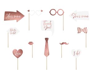 selfie set hochzeit rosegold 1 