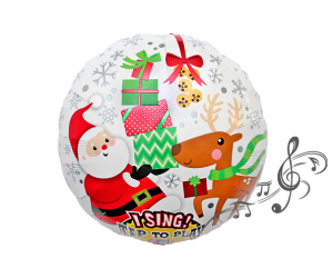 singender ballon jingle bells 1