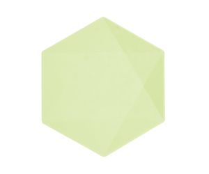 teller maxi hexagon nature gruen soft 