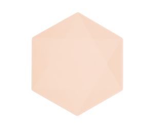 teller maxi hexagon nature lachs soft 