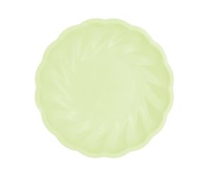 teller maxi rund nature gruen soft 