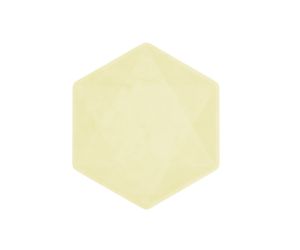 teller midi hexagon nature gelb soft 