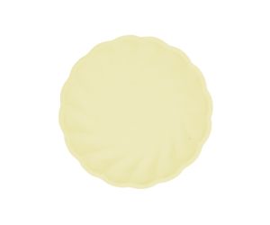 teller midi rund nature gelb soft 