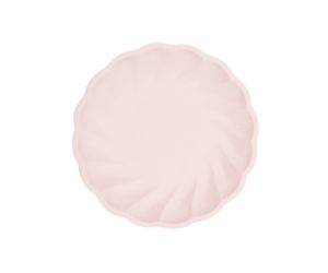 teller midi rund nature rosa soft 