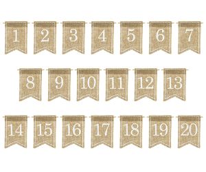 tischnummern jute 1 