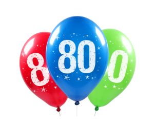 zahlenballon 80 as