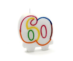 zahlenkerze 60 1