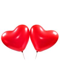 Herzballons rot