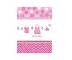 babyshower tischdecke girl 