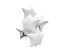 Ballon-Bouquet Schneestern