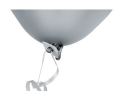 ballonband inkl verschluss silber 1 
