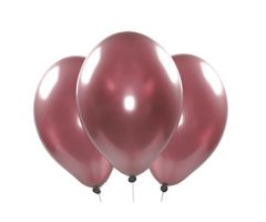 Metallic-Ballons bordeaux 2025