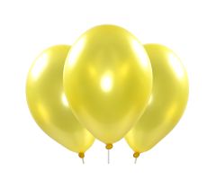 Metallic-Ballons gelb