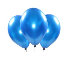 Metallic-Ballons koenigsblau