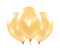 Metallic-Ballons pfirsich