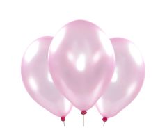Metallic-Ballons rosa