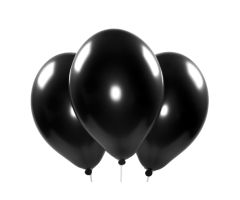 Metallic-Ballons schwarz
