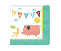 bauernhof servietten 