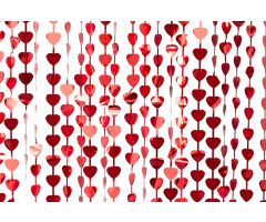 deko vorhang herz 