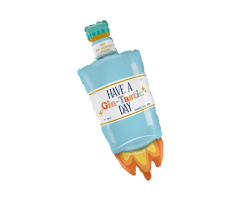 Gin-Tastic Day Flasche Ballon
