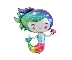 geschenkballon meerjungfrau 