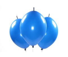 Kettenballons blau