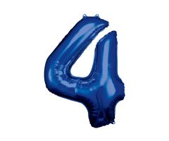 maxi zahl blau 4 