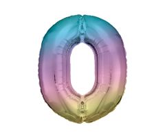 maxi zahl regenbogen 0 