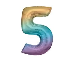 maxi zahl regenbogen 5 